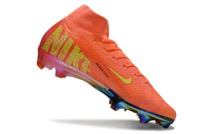 Nike Air Zoom Mercurial Superfly 10 Elite FG High-Tops Football Boots - Red/Yellow/Gold