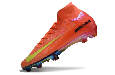 Nike Air Zoom Mercurial Superfly 10 Elite FG High-Tops Football Boots - Red/Yellow/Gold