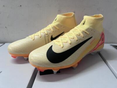 Nike Air Zoom Mercurial Superfly 10 Elite SG High-Tops Football Boots - Black/Silver/Blue