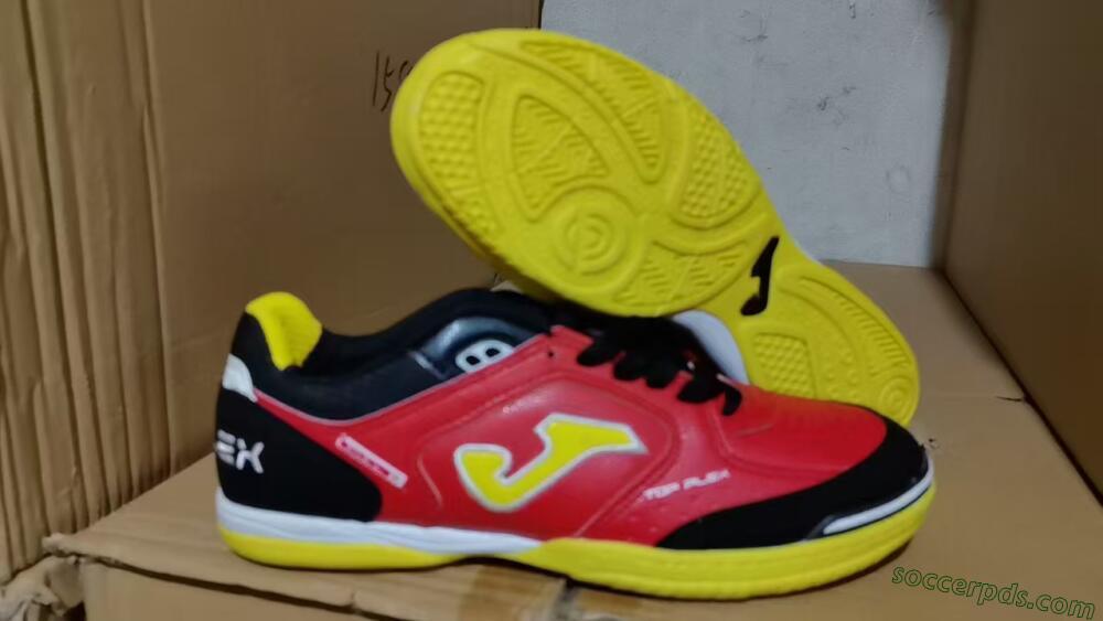 Joma Top Flex IC Low-Tops Football Shoes - Red/Yellow/Black