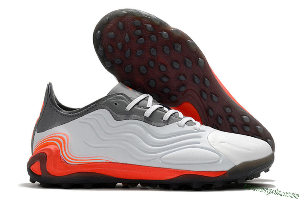 Adidas Copa Sense.1 TF Low-Tops Football Shoes - White/Grey/Red 1