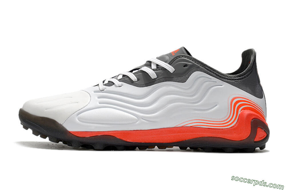 Adidas Copa Sense.1 TF Low-Tops Football Shoes - White/Grey/Red 2