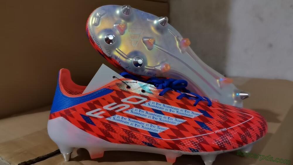 Adidas F50 Elite SG Low-Tops Football Boots - Red/Blue/White