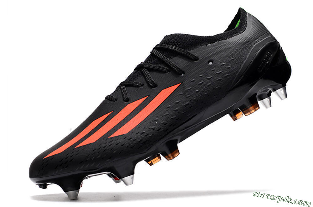 Adidas X Speedflow.1 SG Low-Tops Football Boots - Black/Red/Silver 5