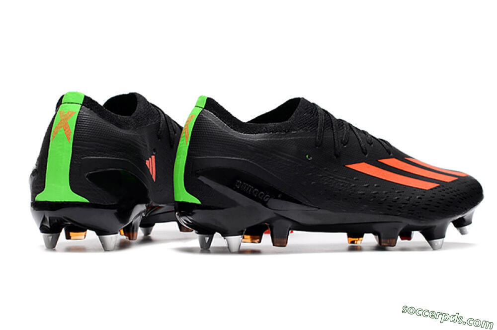 Adidas X Speedflow.1 SG Low-Tops Football Boots - Black/Red/Silver 6