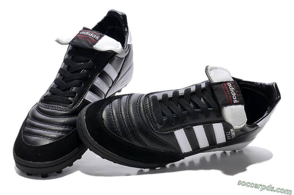 Adidas Copa Mundial Team Astro TF Low-Tops Football Shoes - Black/White/Red 3