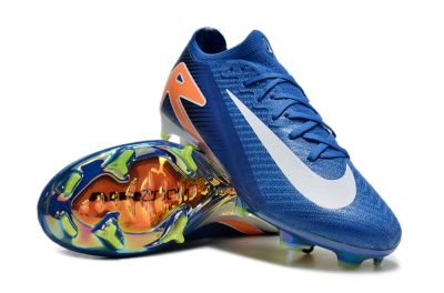 Nike Air Zoom Mercurial Vapor 16 Elite FG Low-Tops Football Boots - Blue/White/Orange