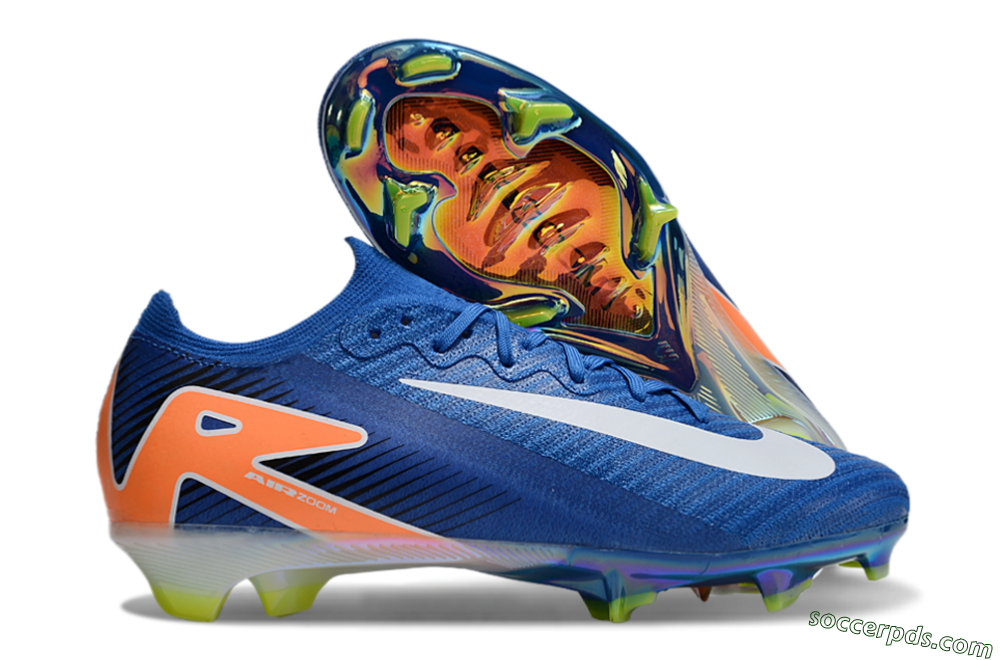 Nike Air Zoom Mercurial Vapor 16 Elite FG Low-Tops Football Boots - Blue/White/Orange 1