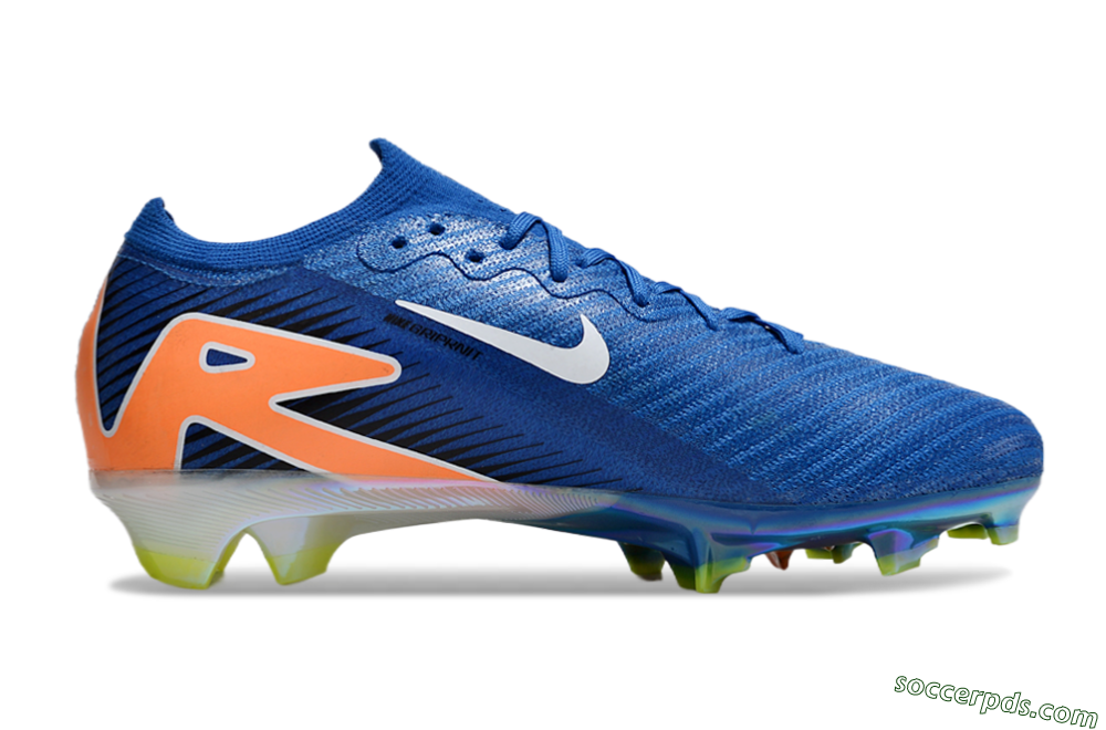 Nike Air Zoom Mercurial Vapor 16 Elite FG Low-Tops Football Boots - Blue/White/Orange 6