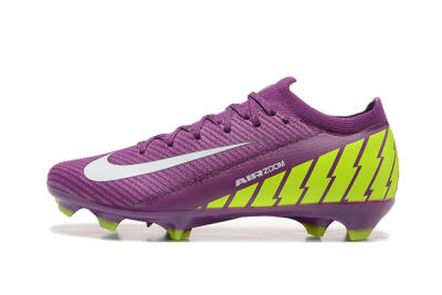 Nike Air Zoom Mercurial Vapor 16 Elite FG Low-Tops Football Boots - Purple/White/Yellow