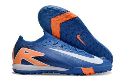 Nike Air Zoom Mercurial Vapor 16 Elite TF Low-Tops Football Shoes - Blue/White/Orange
