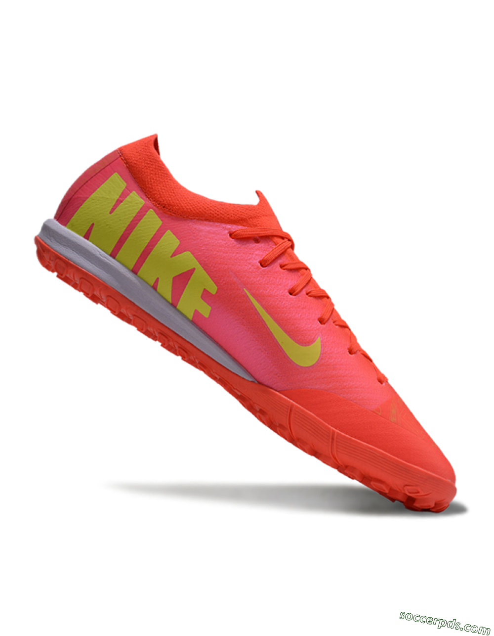 Nike Air Zoom Mercurial Vapor 16 Elite TF Low-Tops Football Shoes - Pink/Yellow/White 4