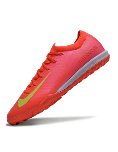 Nike Air Zoom Mercurial Vapor 16 Elite TF Low-Tops Football Shoes - Pink/Yellow/White
