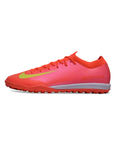 Nike Air Zoom Mercurial Vapor 16 Elite TF Low-Tops Football Shoes - Pink/Yellow/White