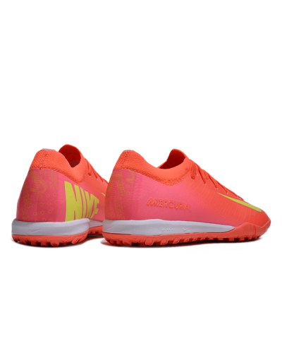 Nike Air Zoom Mercurial Vapor 16 Elite TF Low-Tops Football Shoes - Pink/Yellow/White