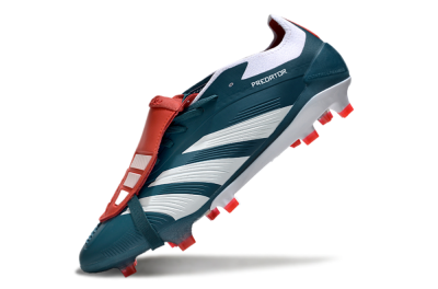 Adidas Predator Elite Foldover Tongue FG Low-Tops Football Boots - Green/White/Red