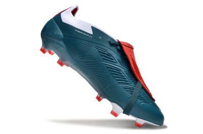 Adidas Predator Elite Foldover Tongue FG Low-Tops Football Boots - Green/White/Red