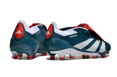 Adidas Predator Elite Foldover Tongue FG Low-Tops Football Boots - Green/White/Red