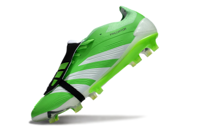 Adidas Predator Elite Foldover Tongue FG Low-Tops Football Boots - Green/White/Black