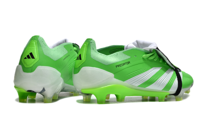Adidas Predator Elite Foldover Tongue FG Low-Tops Football Boots - Green/White/Black