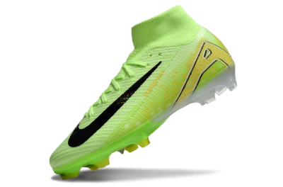 Nike Air Zoom Mercurial Superfly 10 Elite FG High-Tops Football Boots - Green/Black/White