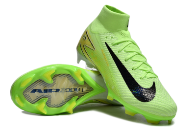 Nike Air Zoom Mercurial Superfly 10 Elite FG High-Tops Football Boots - Green/Black/White
