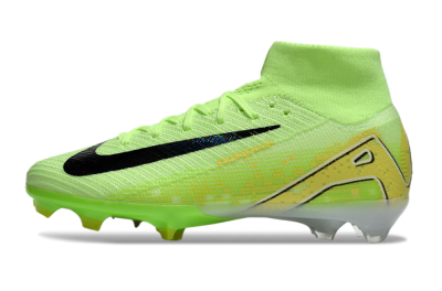 Nike Air Zoom Mercurial Superfly 10 Elite FG High-Tops Football Boots - Green/Black/White