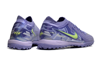 Nike Phantom GX 2 Elite TF Low-Tops Football Shoes - Purple/Yellow/White