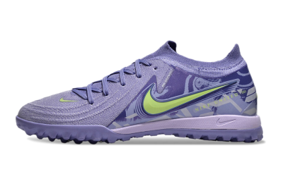 Nike Phantom GX 2 Elite TF Low-Tops Football Shoes - Purple/Yellow/White