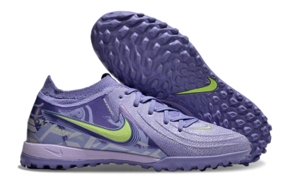 Nike Phantom GX 2 Elite TF Low-Tops Football Shoes - Purple/Yellow/White