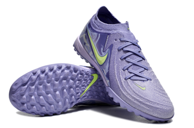 Nike Phantom GX 2 Elite TF Low-Tops Football Shoes - Purple/Yellow/White