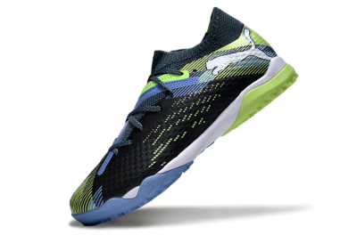 Puma Future Ultimate TF Low-Tops Football Shoes - Black/Yellow/Blue