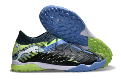 Puma Future Ultimate TF Low-Tops Football Shoes - Black/Yellow/Blue
