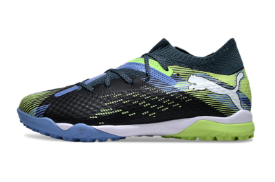 Puma Future Ultimate TF Low-Tops Football Shoes - Black/Yellow/Blue