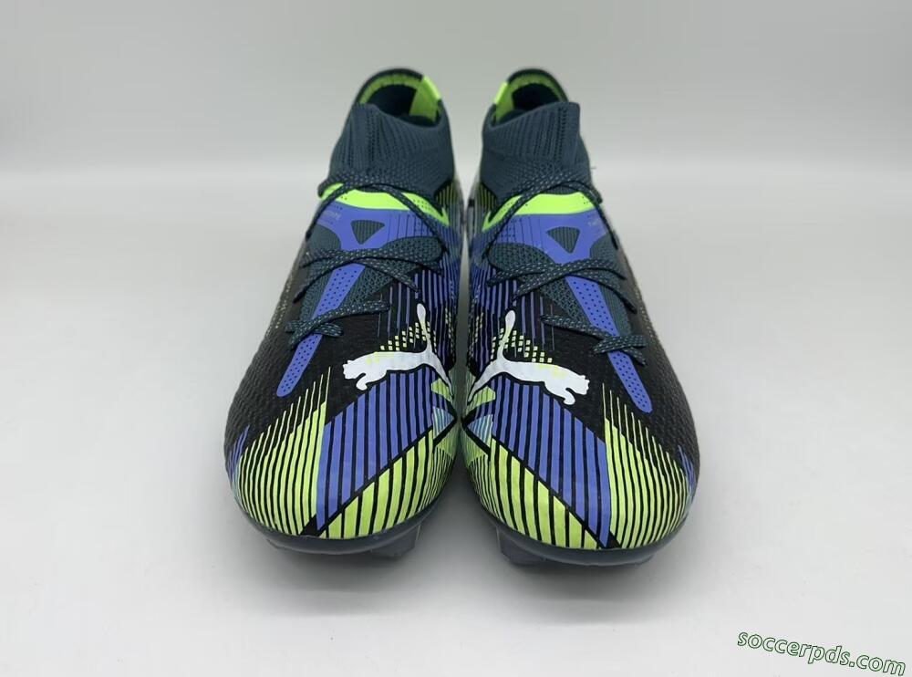 Puma Future Ultimate FG Low-Tops Football Boots - Black/Yellow/Blue