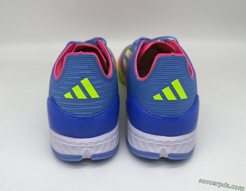 Adidas F50 Elite TF Low-Tops Football Shoes - Blue/Pink/Yellow