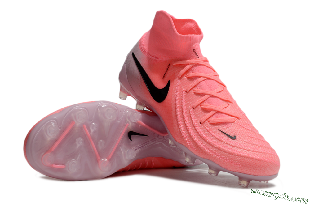 Nike Phantom Luna Elite AG High-Tops Football Boots - Pink/Black 3