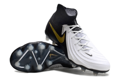 Nike Phantom Luna Elite AG High-Tops Football Boots - White/Black/Gold