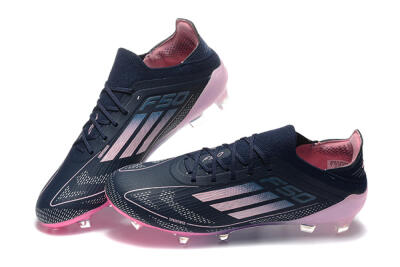 Adidas F50 Elite FG Low-Tops Football Boots - Blue/Pink/Purple
