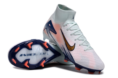 Nike Air Zoom Mercurial Superfly 10 Elite FG High-Tops Football Boots - Jade/Pink/Gold