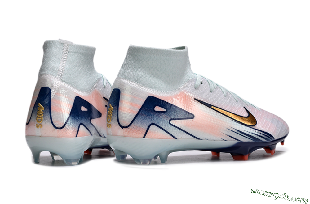 Nike Air Zoom Mercurial Superfly 10 Elite FG High-Tops Football Boots - Jade/Pink/Gold 7
