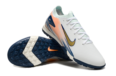 Nike Air Zoom Mercurial Vapor 16 Elite TF Low-Tops Football Shoes - Jade/Yellow/Pink
