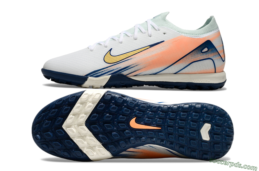 Nike Air Zoom Mercurial Vapor 16 Elite TF Low-Tops Football Shoes - Jade/Yellow/Pink 0