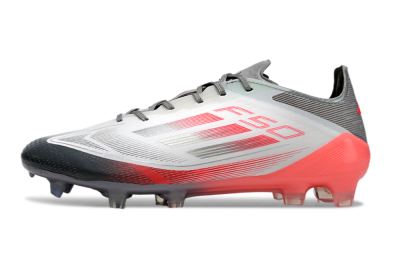 Adidas F50 Elite FG Low-Tops Football Boots - White/Silver/Red