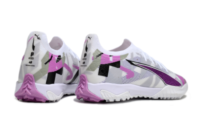 Puma Ultra Ultimate TF Low-Tops Football Shoes - White/Purple/Black