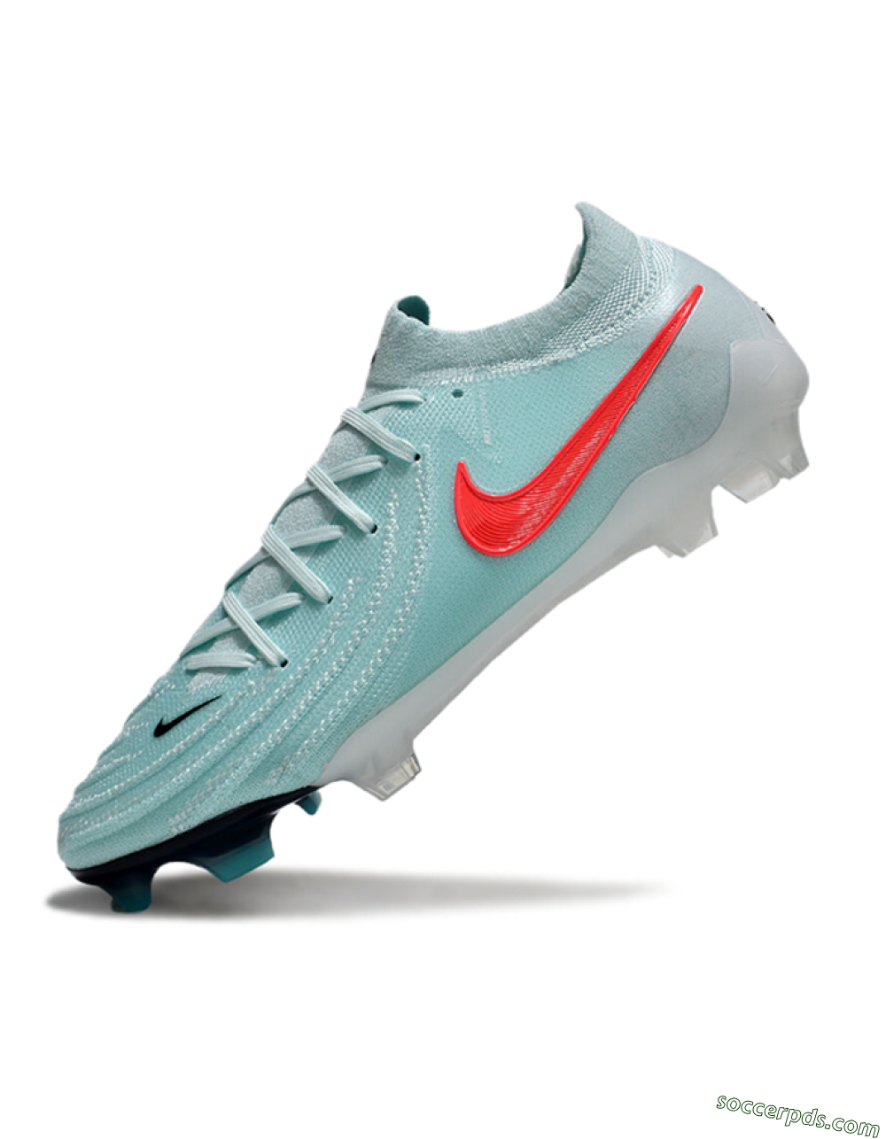 Nike Phantom Luna Elite FG Low-Tops Football Boots - Jade/Red/Black 5