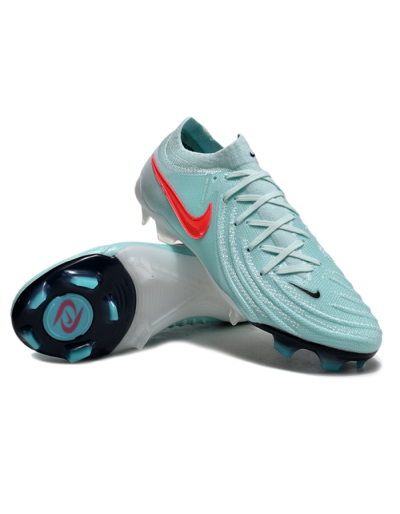Nike Phantom Luna Elite FG Low-Tops Football Boots - Jade/Red/Black