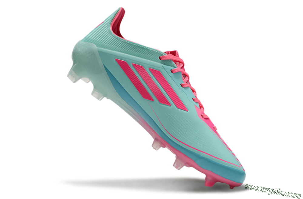 Adidas F50 Elite FG Low-Tops Football Boots - Jade/Red/Blue 4