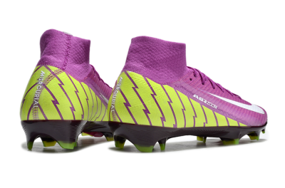 Nike Air Zoom Mercurial Superfly 10 Elite FG High-Tops Football Boots - Red/White/Yellow