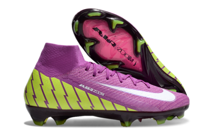 Nike Air Zoom Mercurial Superfly 10 Elite FG High-Tops Football Boots - Red/White/Yellow